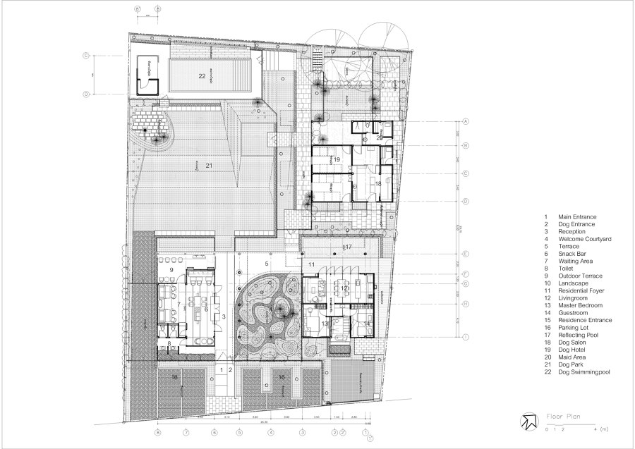 Dog / Human House von EKAR architects | Einfamilienhäuser
