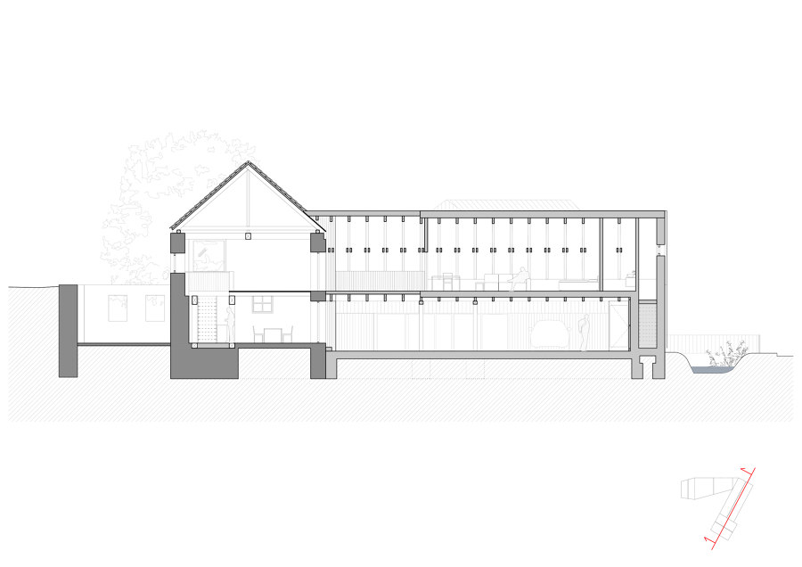 New House with Old Mill di RDTH architekti | Case unifamiliari