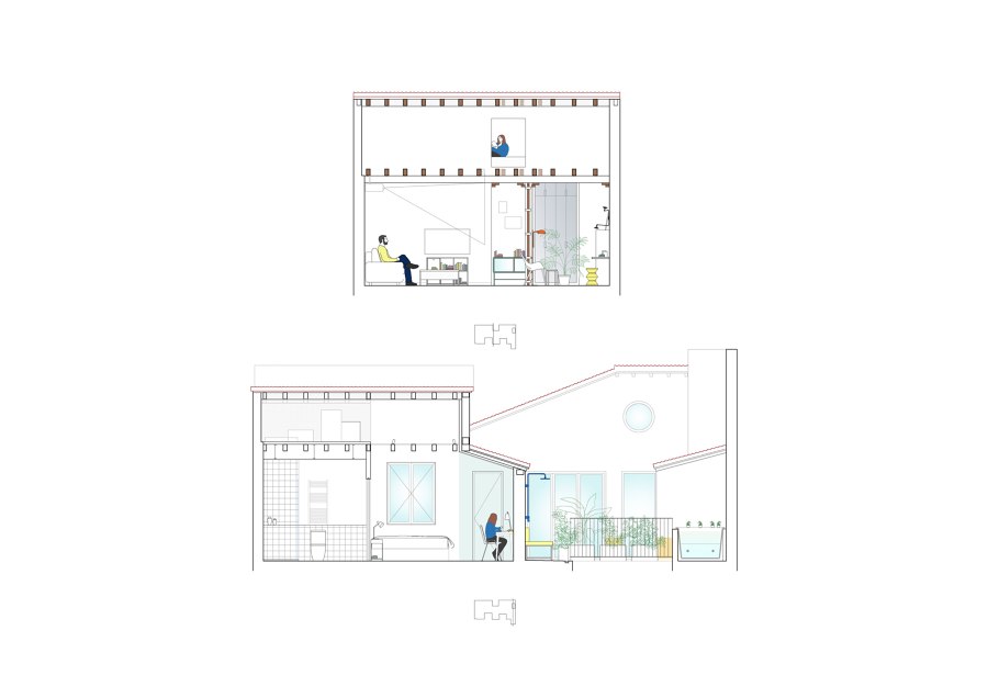 CIEL von gon architects | Wohnräume