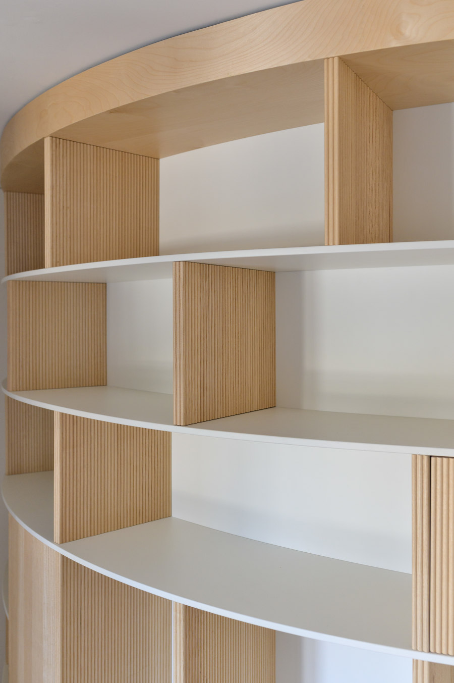 Apartment with a Library de Olbos Studio | Espacios habitables