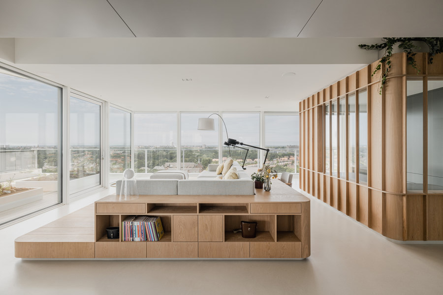 Panorama Penthouse | Wohnräume | Bureau Fraai
