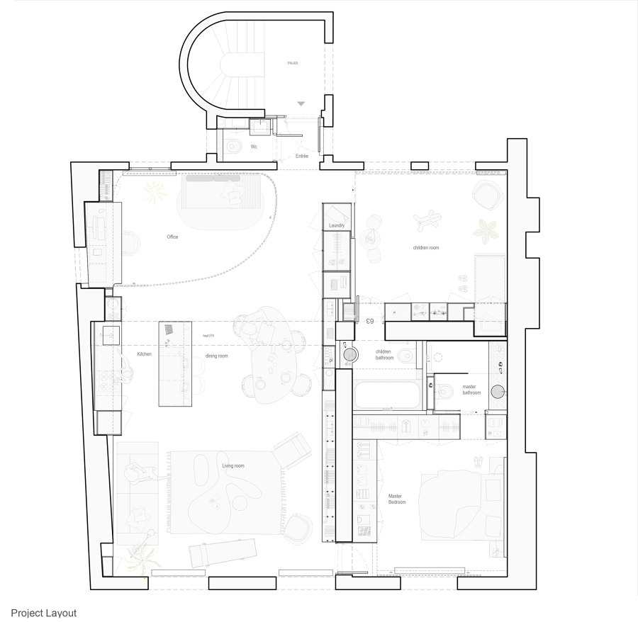 House for 2 Architects de Toledano +Architects | Arquitectura de interior