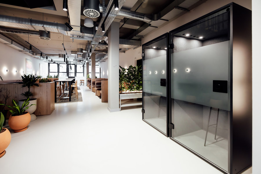 Co-working in its most beautiful form at Clockwise di Berlin Acoustics | Edifici per uffici