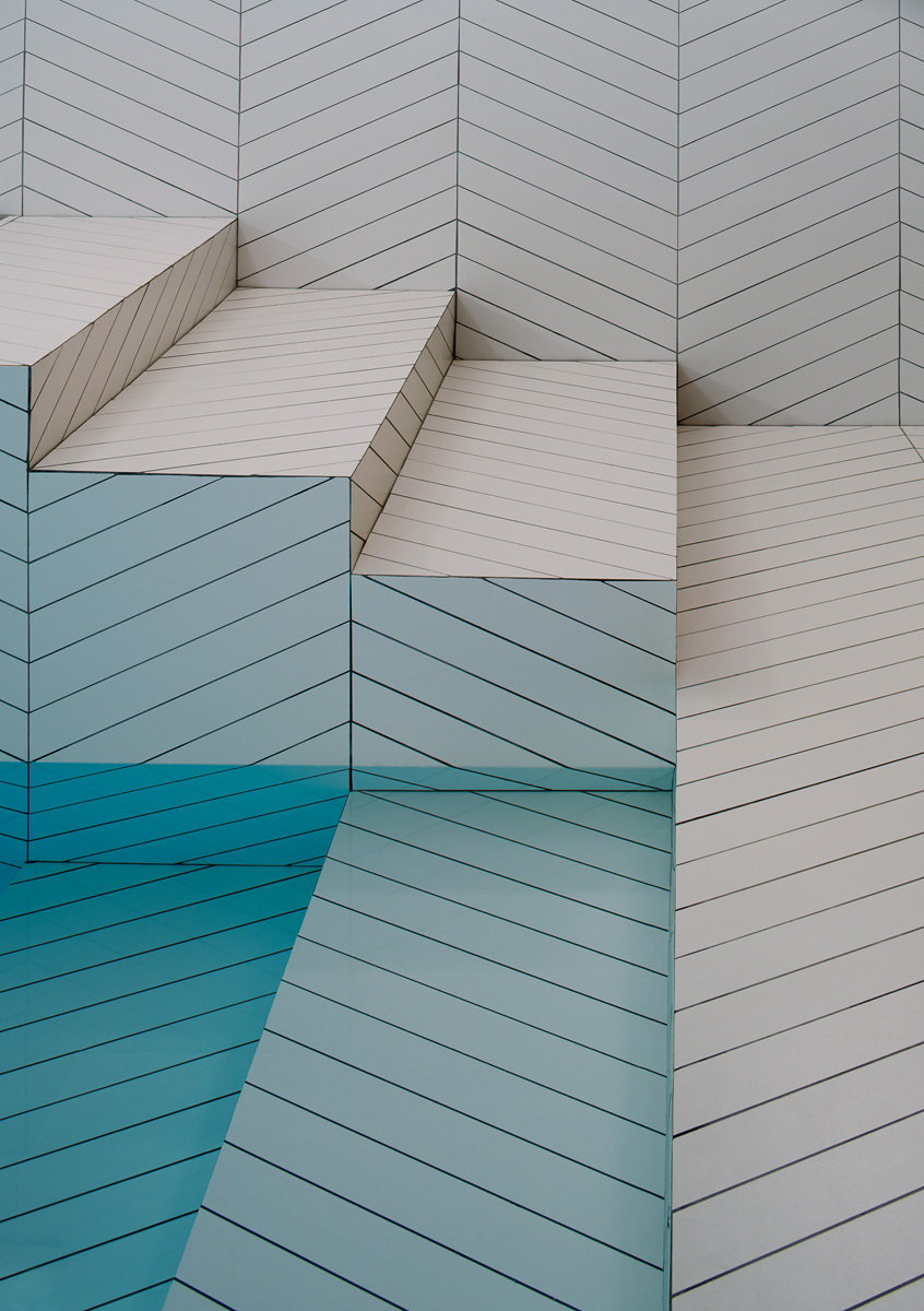 Parquet Patterned Pool and Spa by Claesson Koivisto Rune | Open-air pools