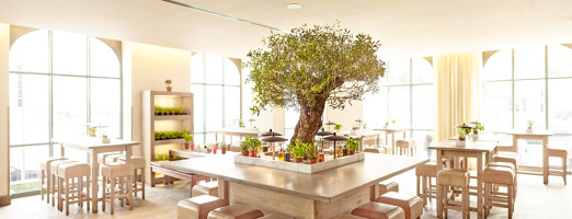 Food & Beverage retail system, Vapiano | Café interiors | Matteo Thun & Partners