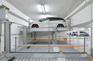 Space-saving car storage in Neu-Ulm | Referencias de fabricantes | KLAUS Multiparking
