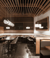 Boqueria Times Square | Restaurant interiors | studio razavi architecture