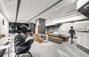 HEYTEA at Zhengzhou Grand Emporium | Café interiors | MOC Design Office