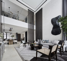 POLY • THE LANDSCAPE MANSION Model Villa | Living space | ONE-CU Interior Design Lab