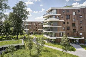 Living in the Spinnereipark (Y-Houses) | Apartment blocks | Behnisch Architekten