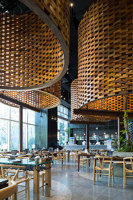 Pizza 4P’s Restaurant Landmark 72 | Restaurant-Interieurs | ODDO architects