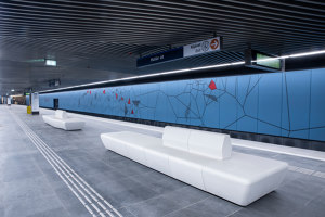 Furniture for the Renovation of Budapest Metro Line M3 | Manufacturer references | VPI Concrete