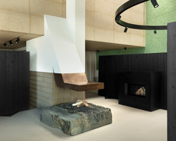 Fireplace - Showroom for a stove maker | Showrooms | Messner Architects