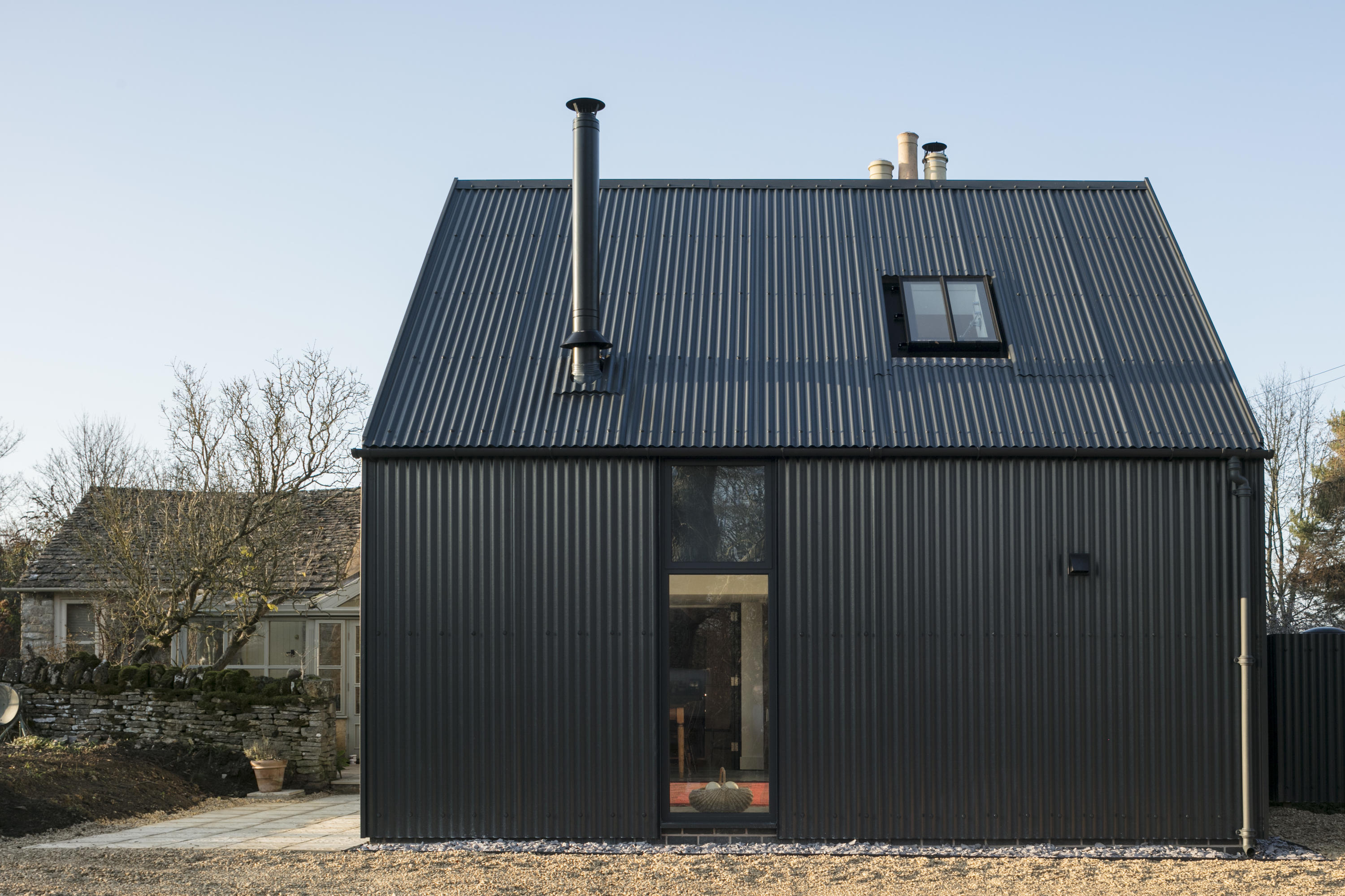 Corrugated Metal Extension By, Corrugated Metal Siding House