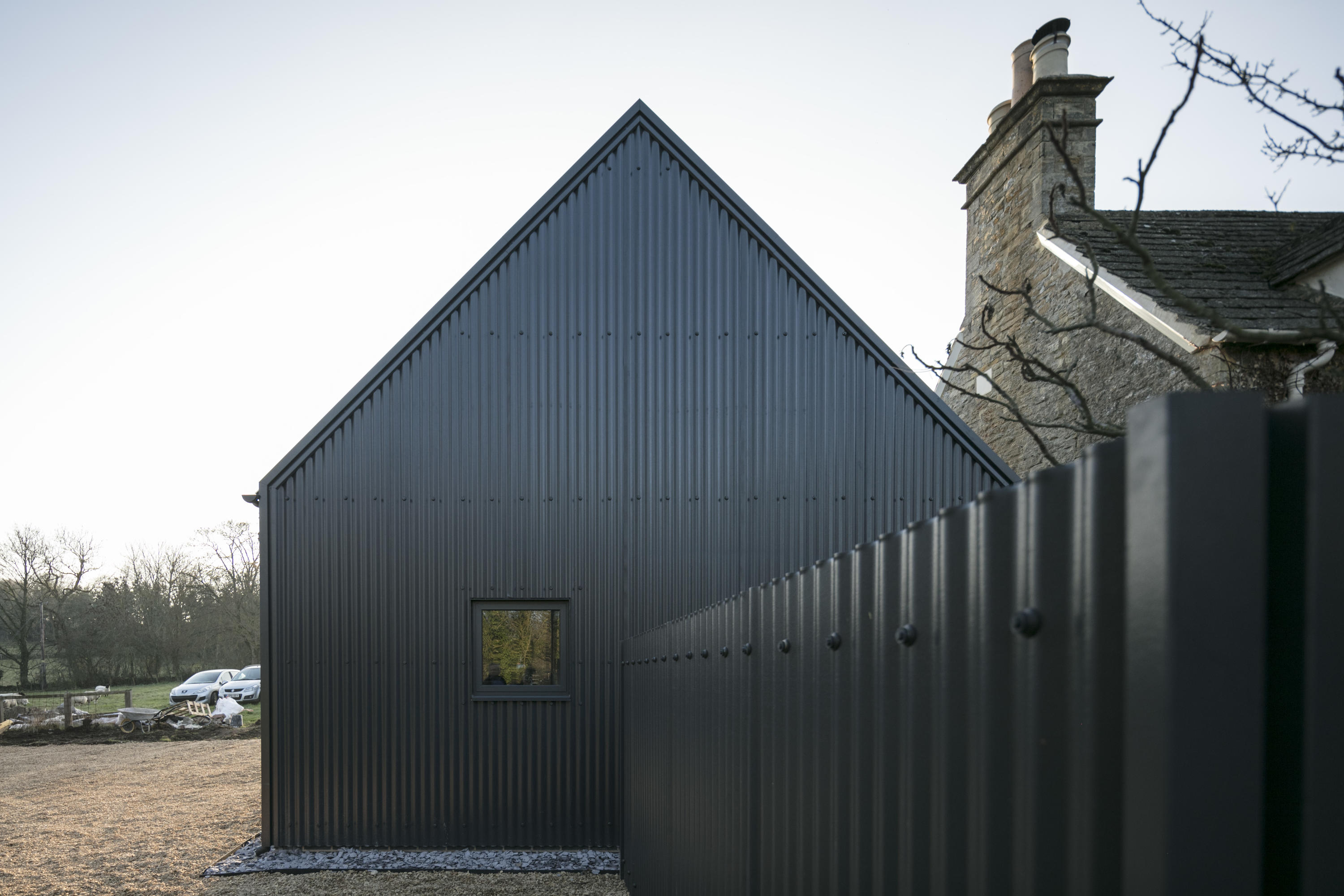 Corrugated Metal Extension By Eastabrook Architects Detached Houses
