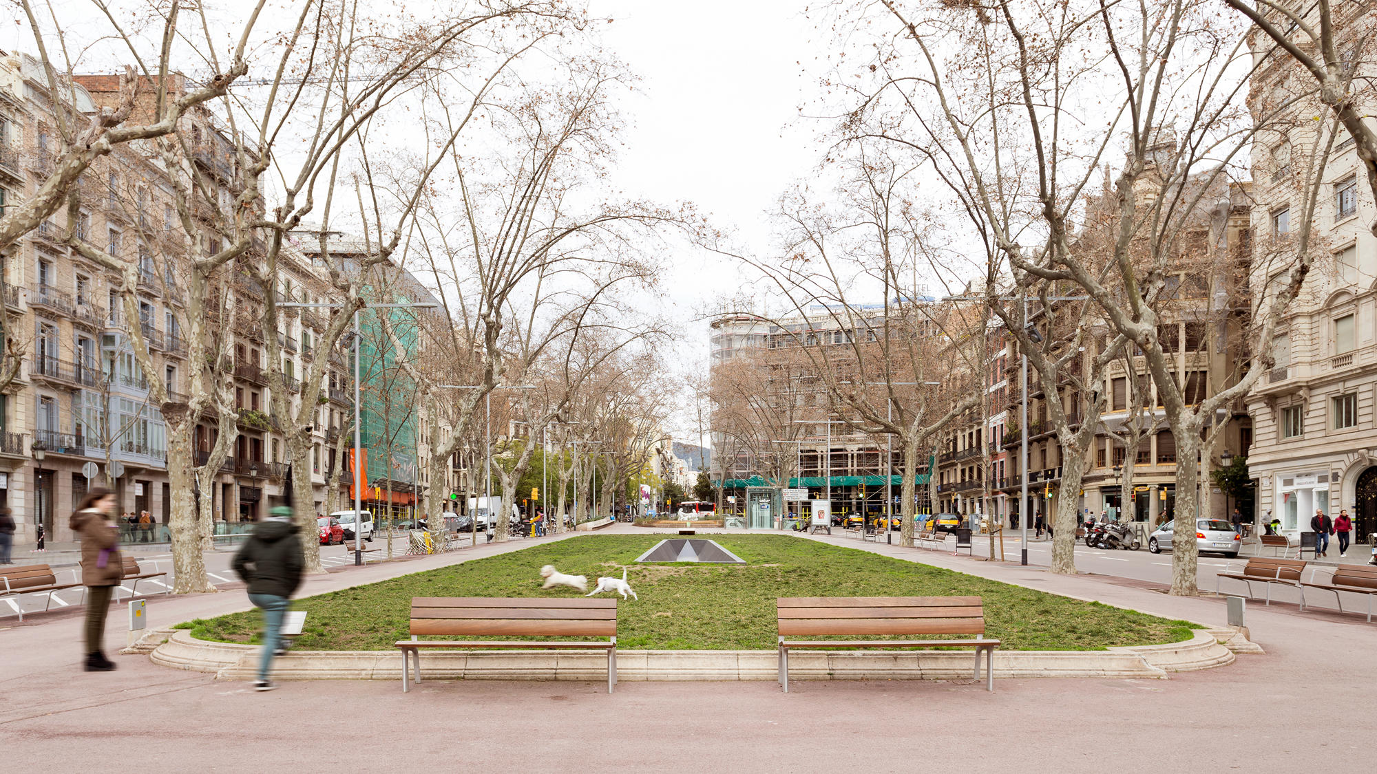 Barcelona 2023 - Passeig de Gracia - Paseo de Gracia street Barcelona
