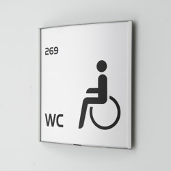 Doorplate with change indicator STW | Symbols / Signs | Meng Informationstechnik