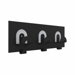 Flow Coat Hooks 3 hooks | Barre attaccapanni | Cascando