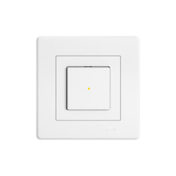 Switches, push buttons and sockets | EDIZIO.liv Front illuminated pressure switch | interuttori pulsante | Feller
