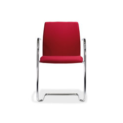 Trio cantilever frame chair with armrests | Chairs | Kusch+Co