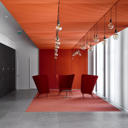 Stereo acoustic panels suspended | Acoustic ceiling systems | Texaa®