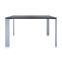 Four Soft Touch Carré Noir Structure: Aluminium | Tables de repas | Kartell