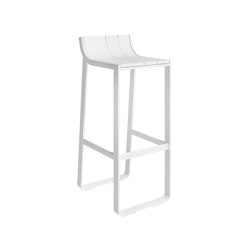 Flat High Stool with Backrest | Bar stools | GANDIABLASCO