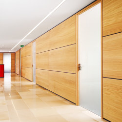 TS4 sound-absorbing partition wall with clip system | Wall partition systems | Scheicher.Wand
