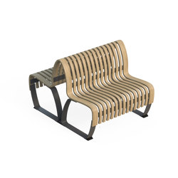Nova C Double Back 100 | Modular seating elements | Green Furniture Concept