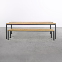 at_11 Table and on_10 Bench | Table-seat combinations | Silvio Rohrmoser