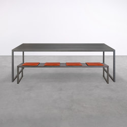 Table at_01 and Bench on_01 | Table-seat combinations | Silvio Rohrmoser