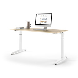 Canvaro Manually height-adjustable desk | Desks | Assmann Büromöbel