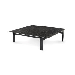 Tablet Small Table 109x109 - Square Version with Marquinia Marble Top | Coffee tables | ARFLEX