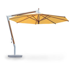 Woodline free-arm parasol, wood | Garden accessories | Fischer Möbel