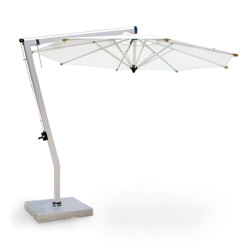 Woodline free-arm parasol, aluminium | Parasols | Fischer Möbel