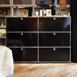 USM Haller Storage | Graphite Black | Sideboards / Kommoden | USM