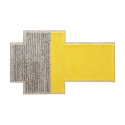 Mangas Space Rug Plait Yellow 1 | Alfombras / Alfombras de diseño | GAN