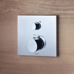 AXOR Starck Organic Thermostatic Mixer for concealed installation with shut-off|diverter valve | Shower controls | AXOR