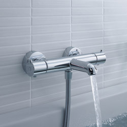 AXOR Uno Ecostat S Thermostatic Bath Mixer for exposed fitting DN15 | Shower controls | AXOR