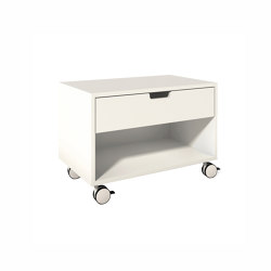 Stacking bed bedside table laquered |  | Müller small living