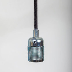 E27 pendant Steel / Black Cable |  | Frama