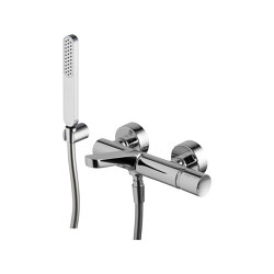 Nomos Go F4164 | Exposed bath mixer with shower set | Grifería para bañeras | Fima Carlo Frattini