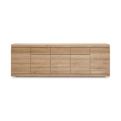 Burger | Oak sideboard - 5 doors - 3 drawers | Sideboards | Ethnicraft