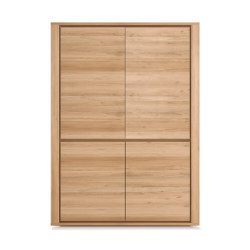 Shadow | Oak storage cupboard - 4 doors | Cabinets | Ethnicraft