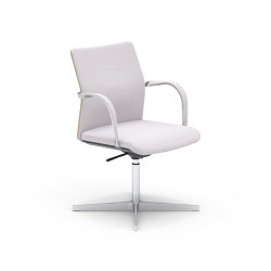 MN1 X-BASE ARMCHAIR | with armrests | HOWE
