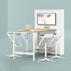 Solos  High-Desk | Standing tables | Assmann Büromöbel