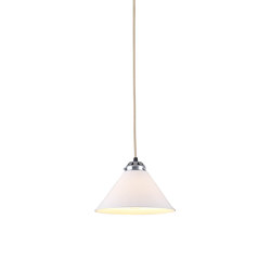 Cobb Small Plain Pendant Light, White | Suspended lights | Original BTC