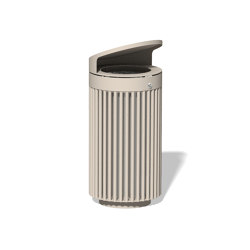 Litter bin 110 with roof top  | Waste baskets | BENKERT-BAENKE