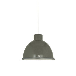 Giant 1 Pendant Light, Stone Grey with Wired Glass | Lámparas de suspensión | Original BTC