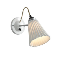 Hector Medium Pleat Wall Switched, Natural | Wall lights | Original BTC